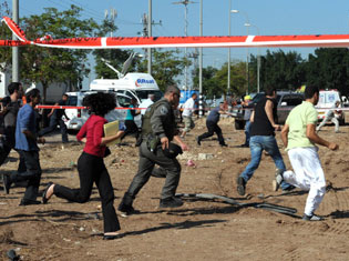 Rockets strike Kiryat Malachi, Nov 15, 2012